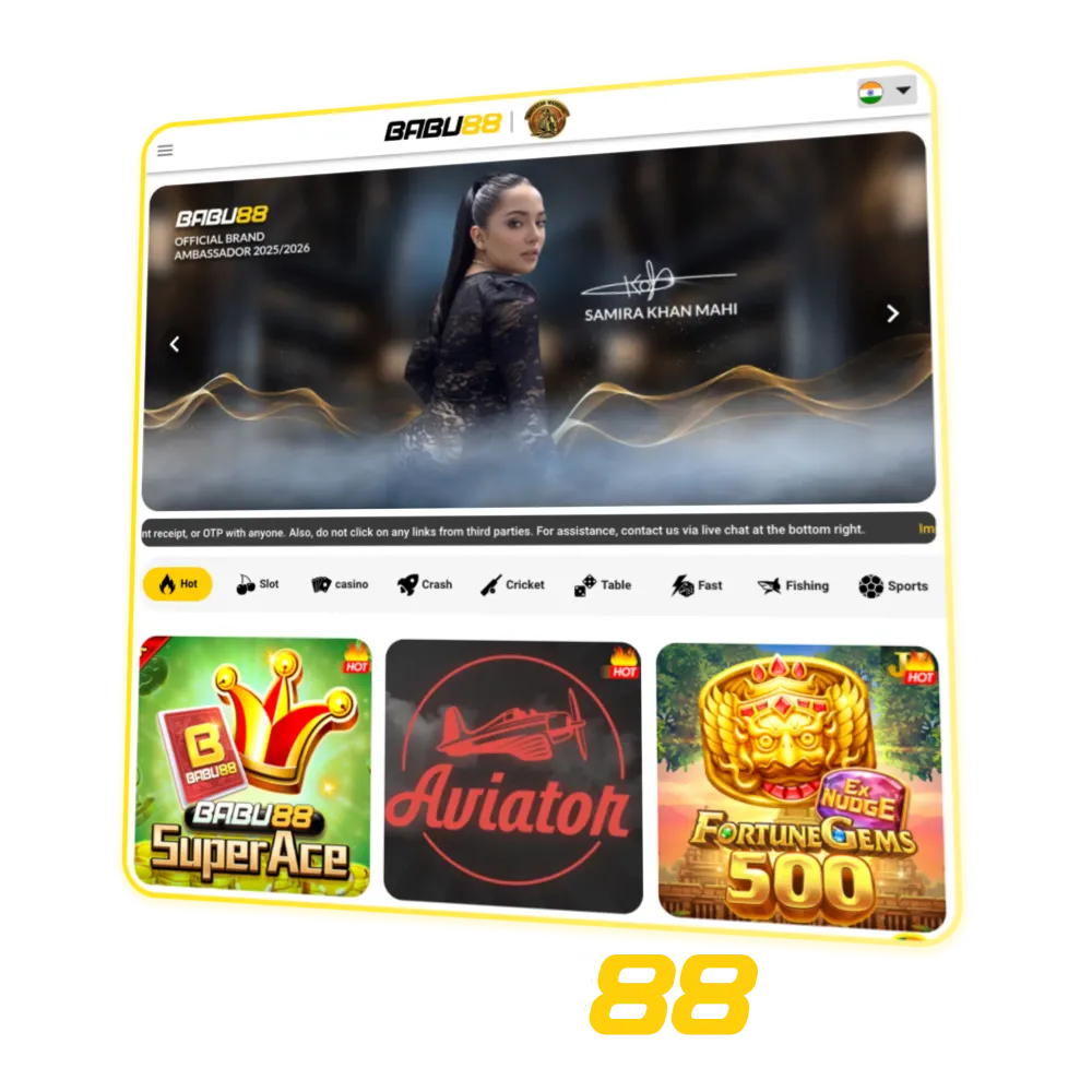 Babu88 India betting: cricket, football, tennis; casino, live dealers; Curaçao licensed; Android/iOS apps; 100% bonus ₹12k.