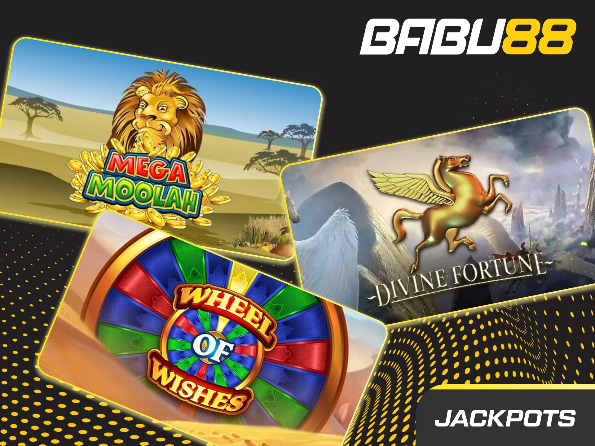 Aim for massive winnings in the jackpots section at Babu88 casino.