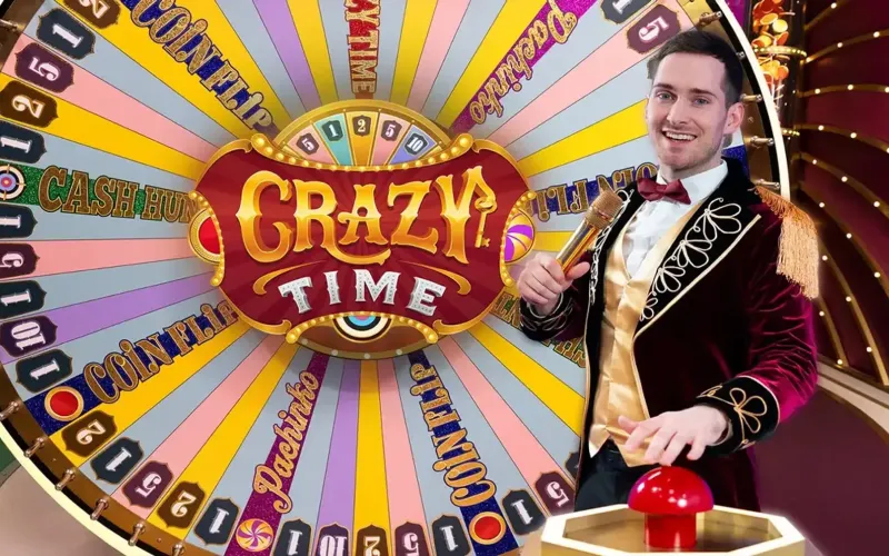 Experience the thrill of the Crazy Time game show at Babu88 live casino.