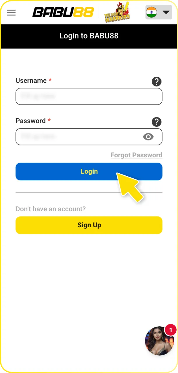 Log in securely to your Babu88 profile for football wagering access.