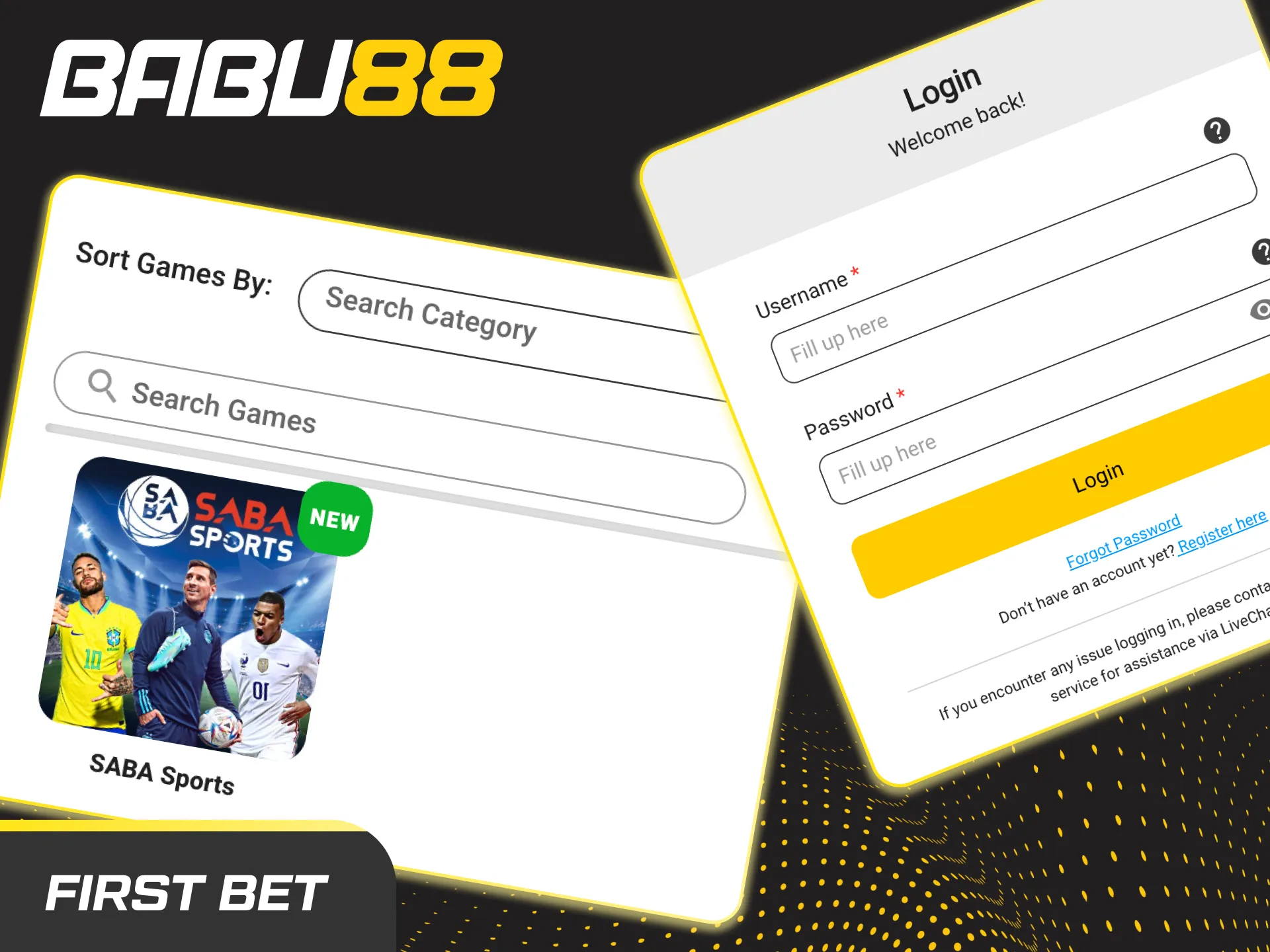 Read our official guide to make the first bet in easy steps at Babu88 India.