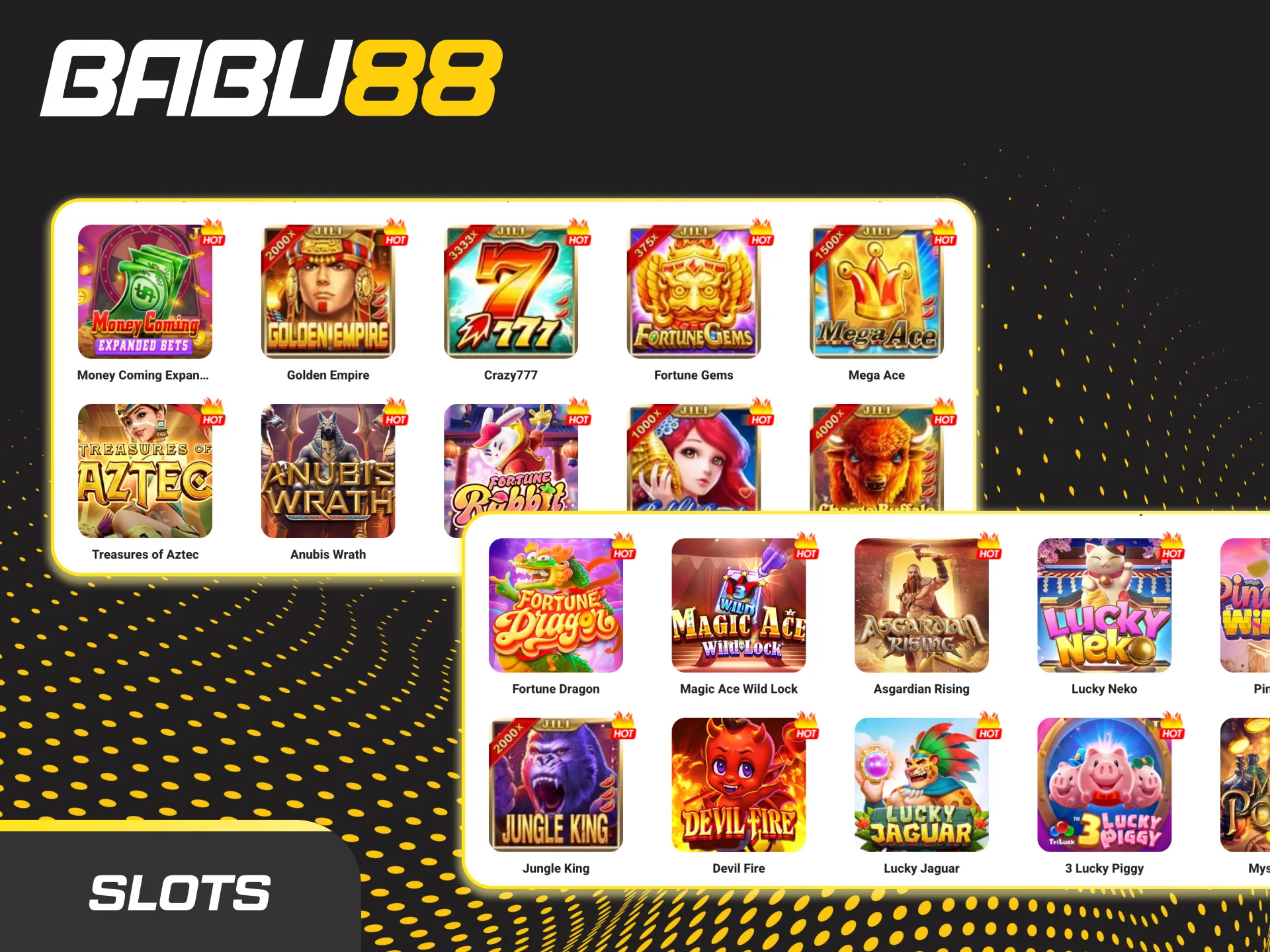 Spin the reels on the most popular mobile slots available at Babu88 India.