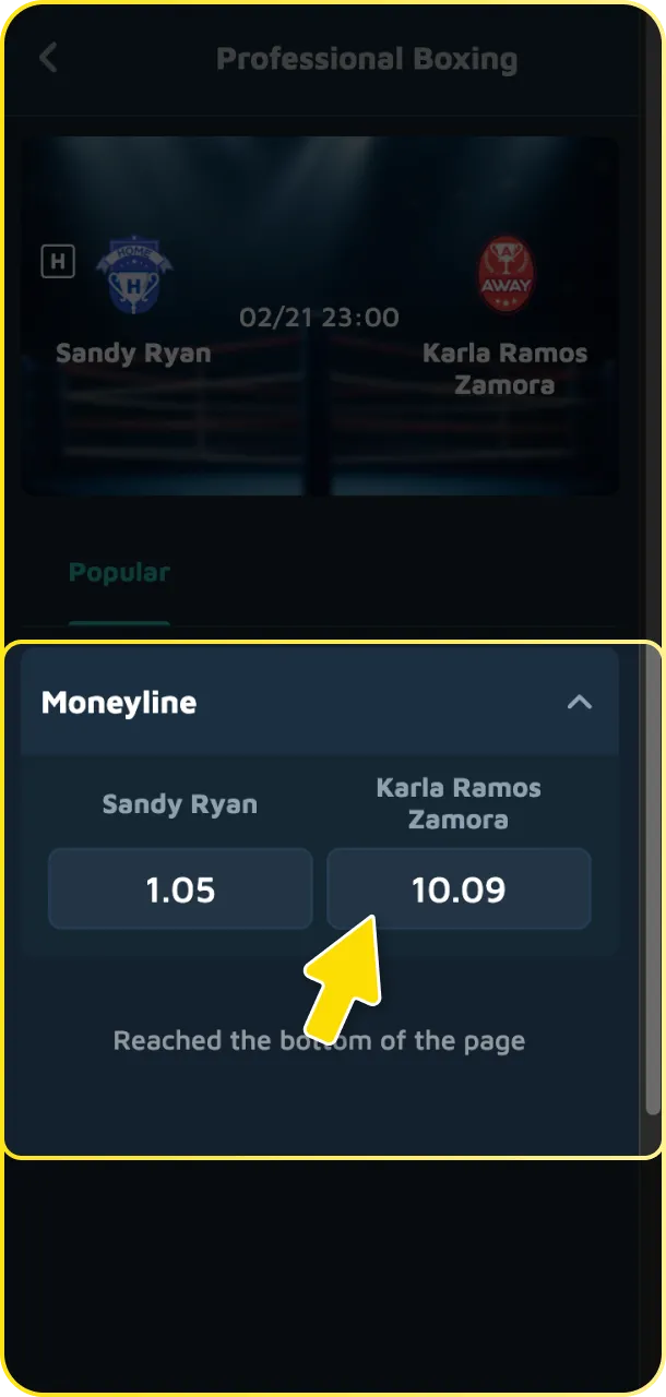 Enter your stake and confirm your bet to win big on Babu88 MMA.