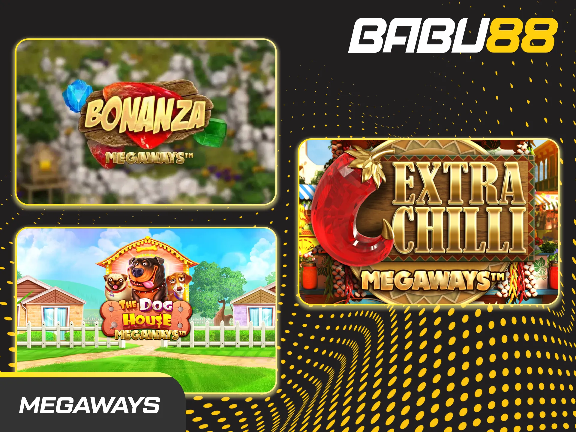 Experience thousands of ways to win with Megaways slots at Babu88.