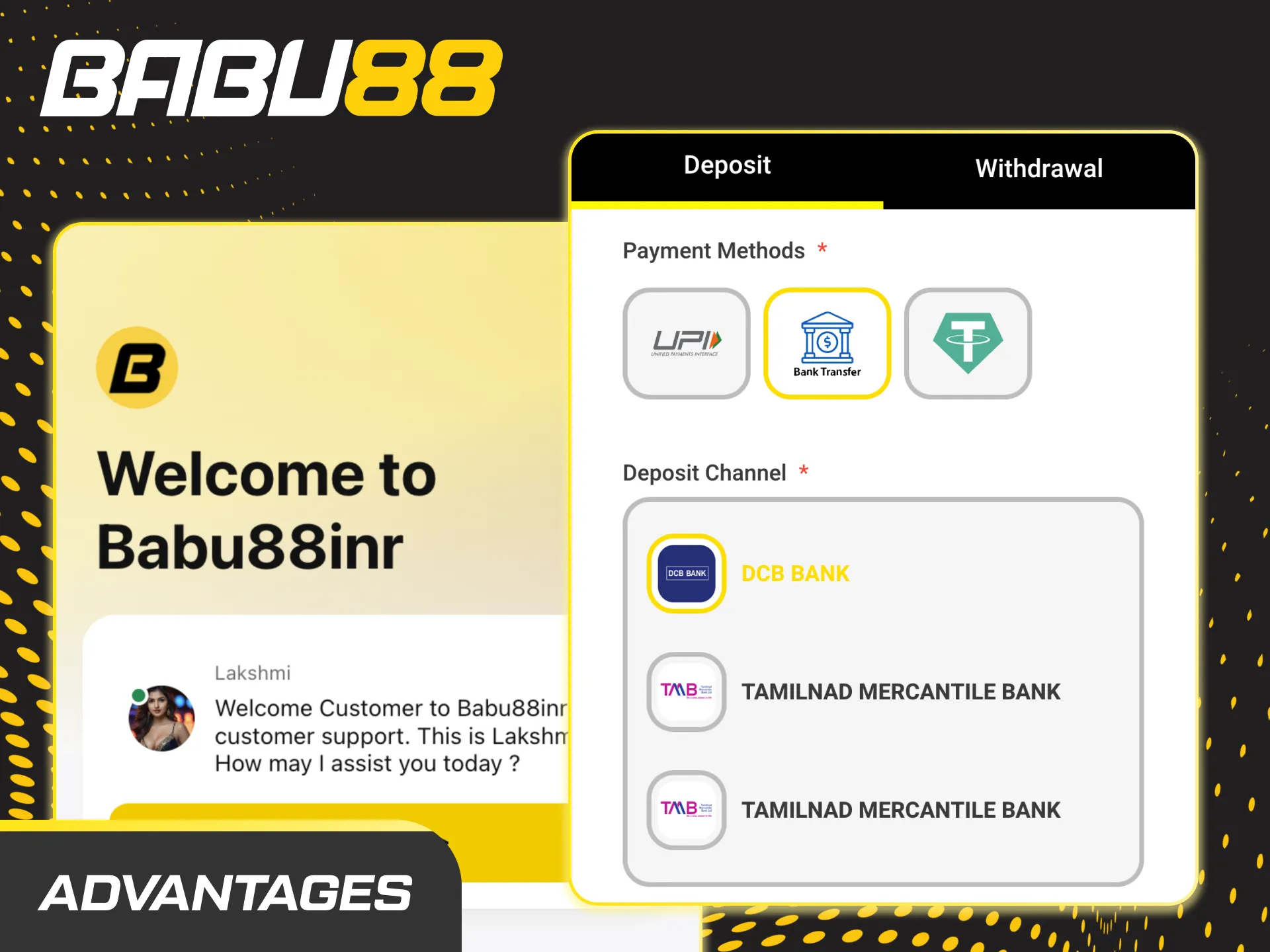 Infographic: Babu88 tennis betting—wide markets, in-play odds, ATP/WTA, Indian payments, responsible tools, multiples.