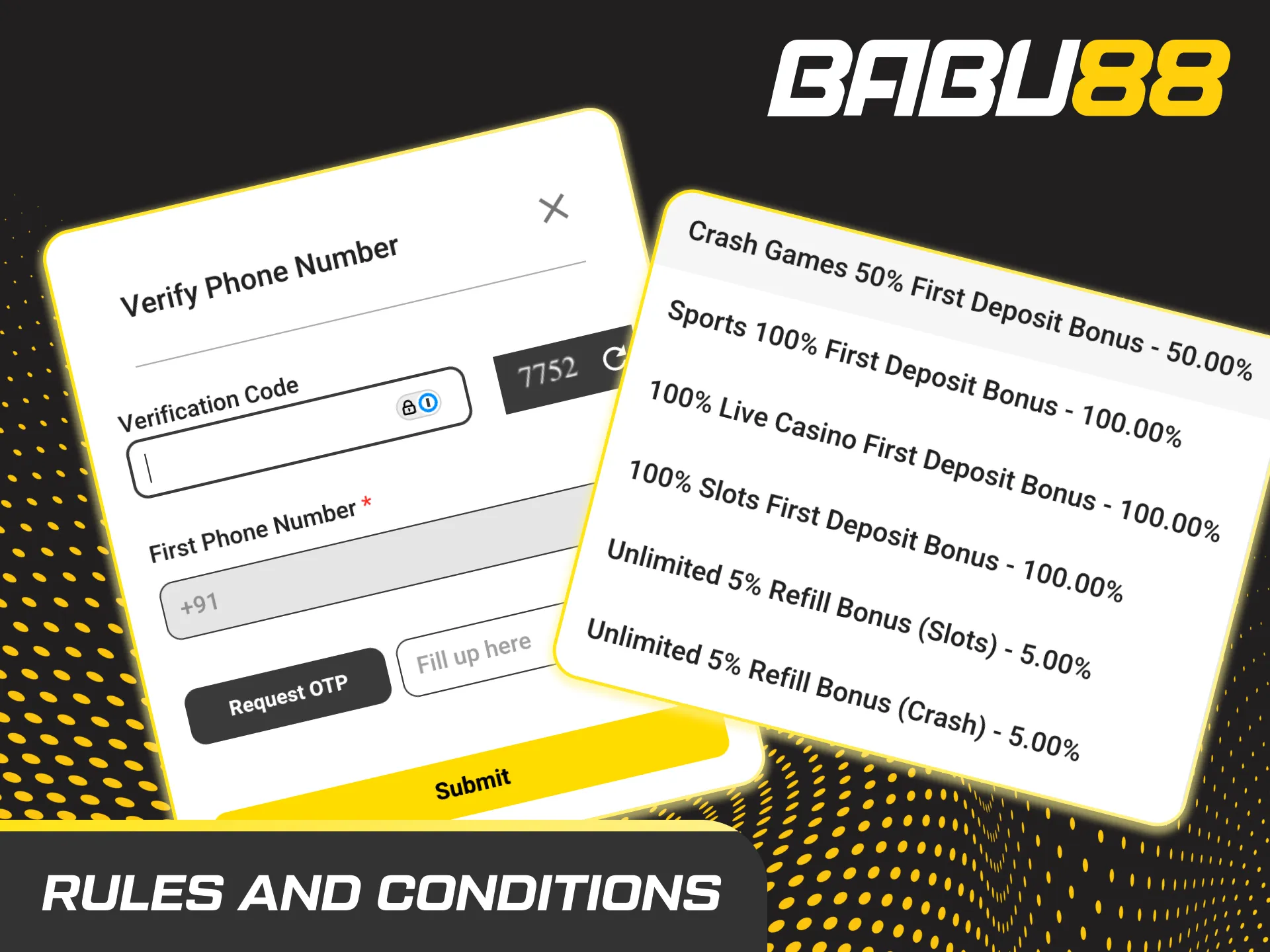 Babu88 withdrawal rules in India: KYC, own account, bonus wagering, ₹500 min, ₹2,00,000 daily cap, INR/crypto conversion.