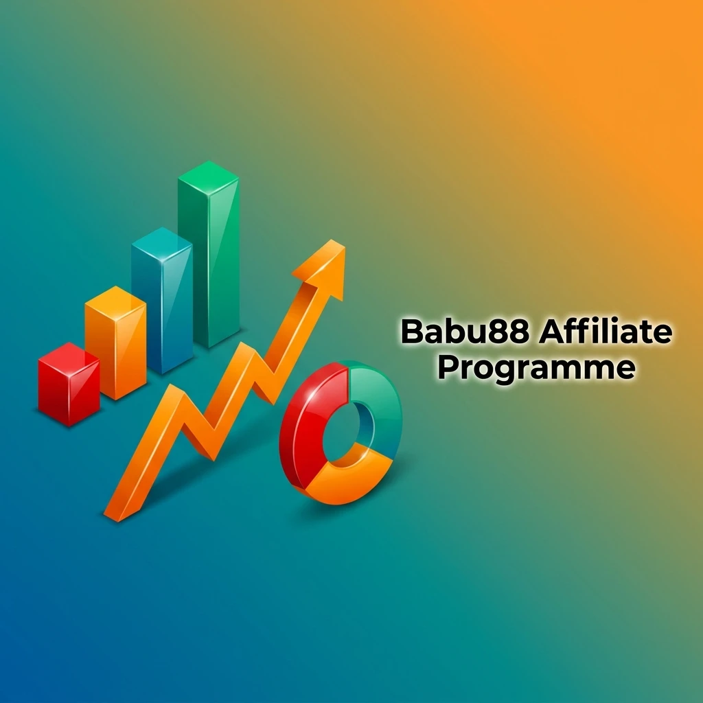 Babu88 affiliate programme dashboard showing revenue share, tracking tools, and marketing resources for partners