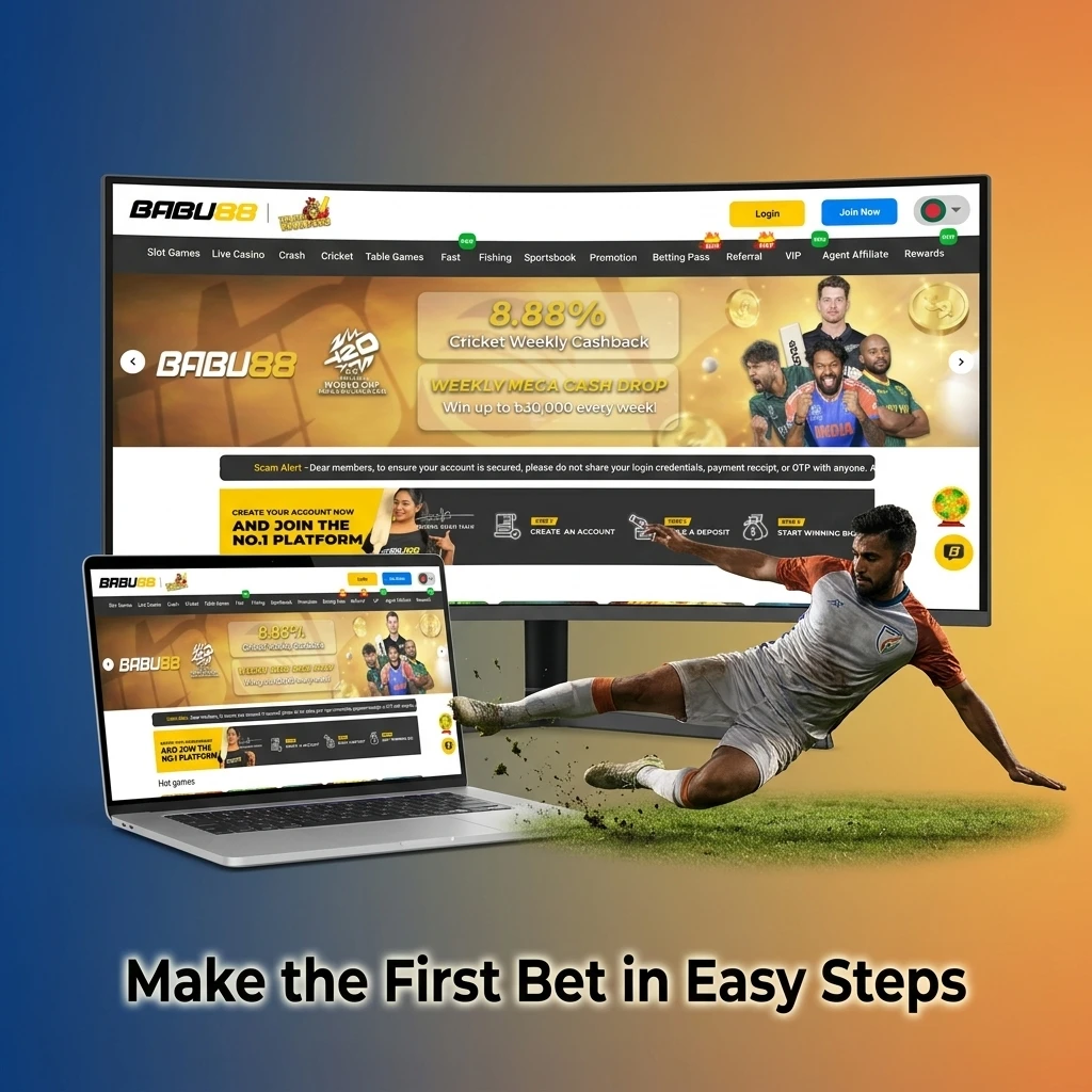Step-by-step guide to placing your first sports bet on Babu88 using UPI or PayTM in minutes