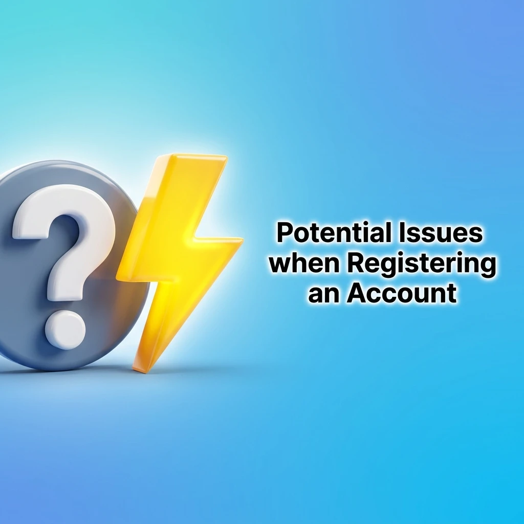 Player encountering registration issues on a gaming platform with solutions for common account setup problems