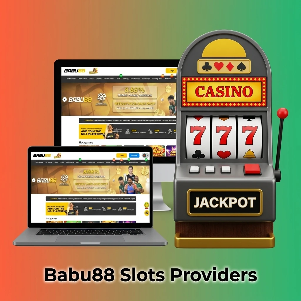 Babu88 slot providers including Pragmatic Play, PG Soft, Spadegaming, JDB, CQ9, Habanero, Jili, and more