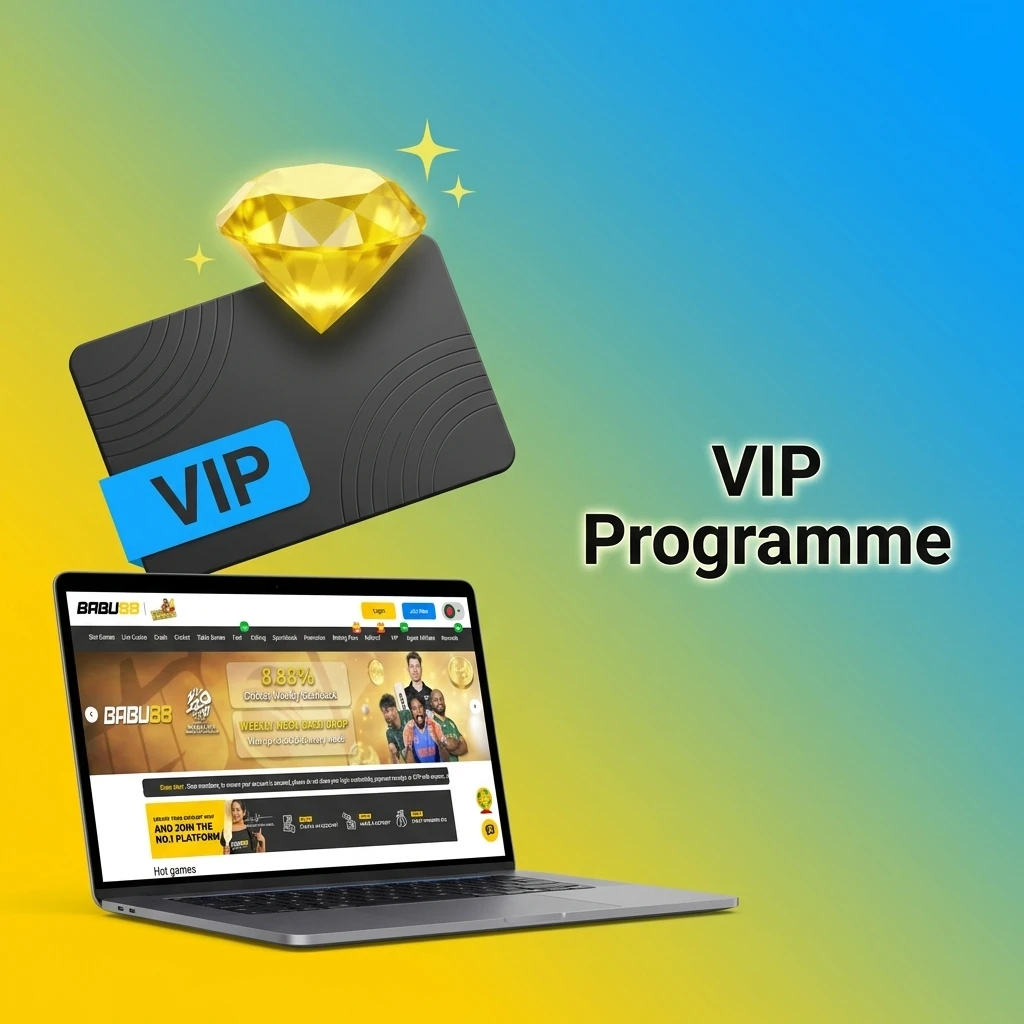 Babu88 tiered VIP loyalty programme from Bronze to Diamond with rewards like free spins and faster withdrawals