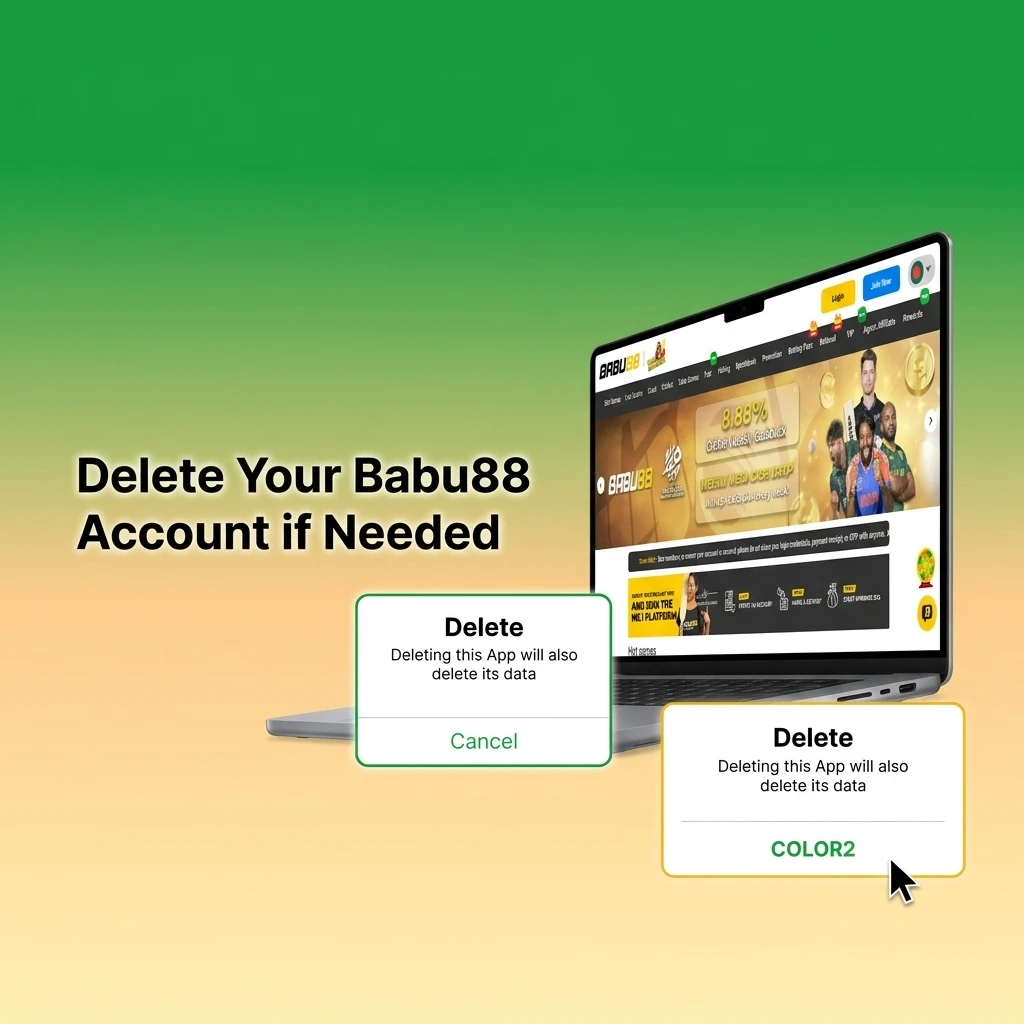 Babu88 account deletion process via customer support with step-by-step guide for permanent closure