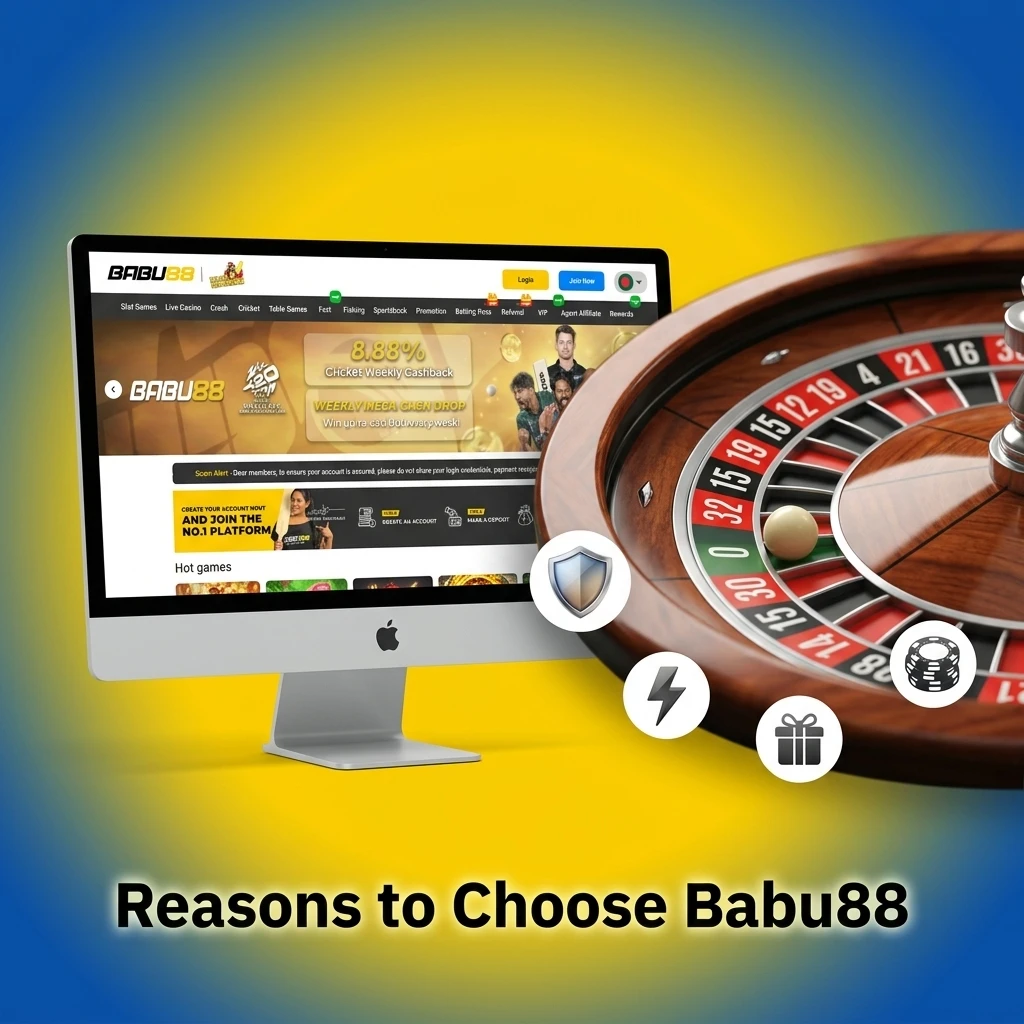 Babu88 features localised UPI payments, competitive cricket odds, welcome bonuses up to ₹20,000, and a licensed gaming platform.